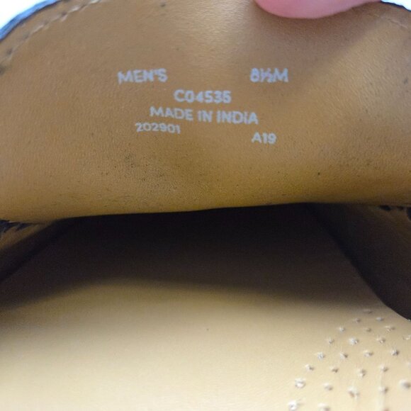 Cole Haan Howland Driving Penny Loafers Mens 8.5M Black Leather Made In India - Picture 6 of 11